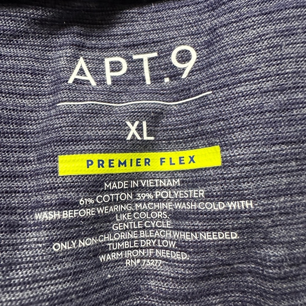 Apt. 9 men’s premier flex long sleeve nevy henley tee. Size XL. NWT. - Picture 3 of 3